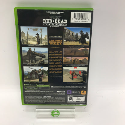Red Dead Revolver (Microsoft Xbox, 2004) Complete in Box w Registration Card CIB