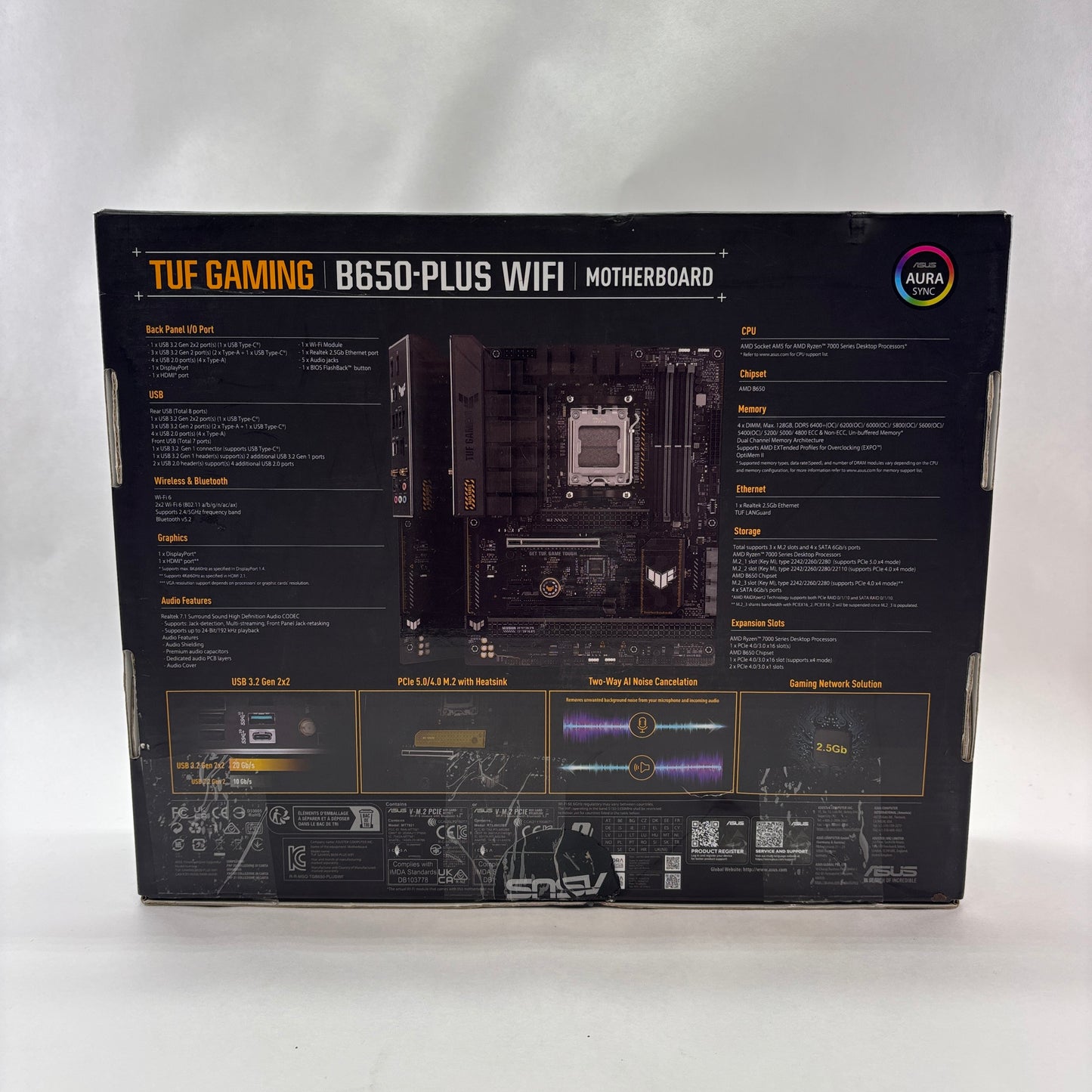 Asus TUF Gaming B650 Plus Wifi AM5 ATX AMD DDR5 Motherboard