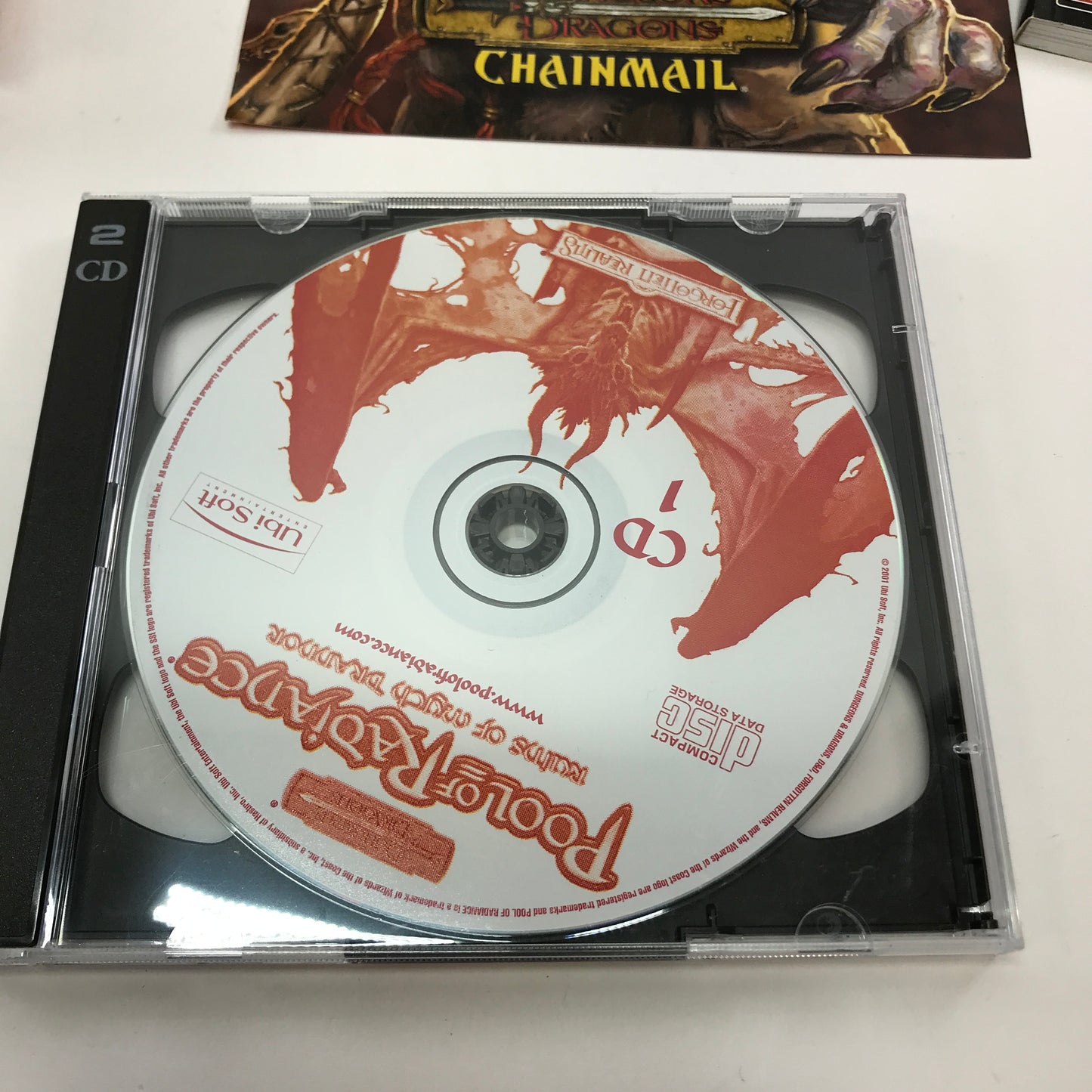 Pool of Radiance: Ruins of Myth Drannor Collectors Edition (PC, 2001) w Figurine