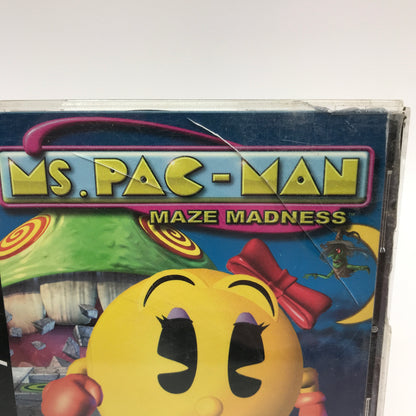 Ms. Pac-Man Maze Madness (Sony PlayStation 1 PS1, 2000) CIB w Registration Card
