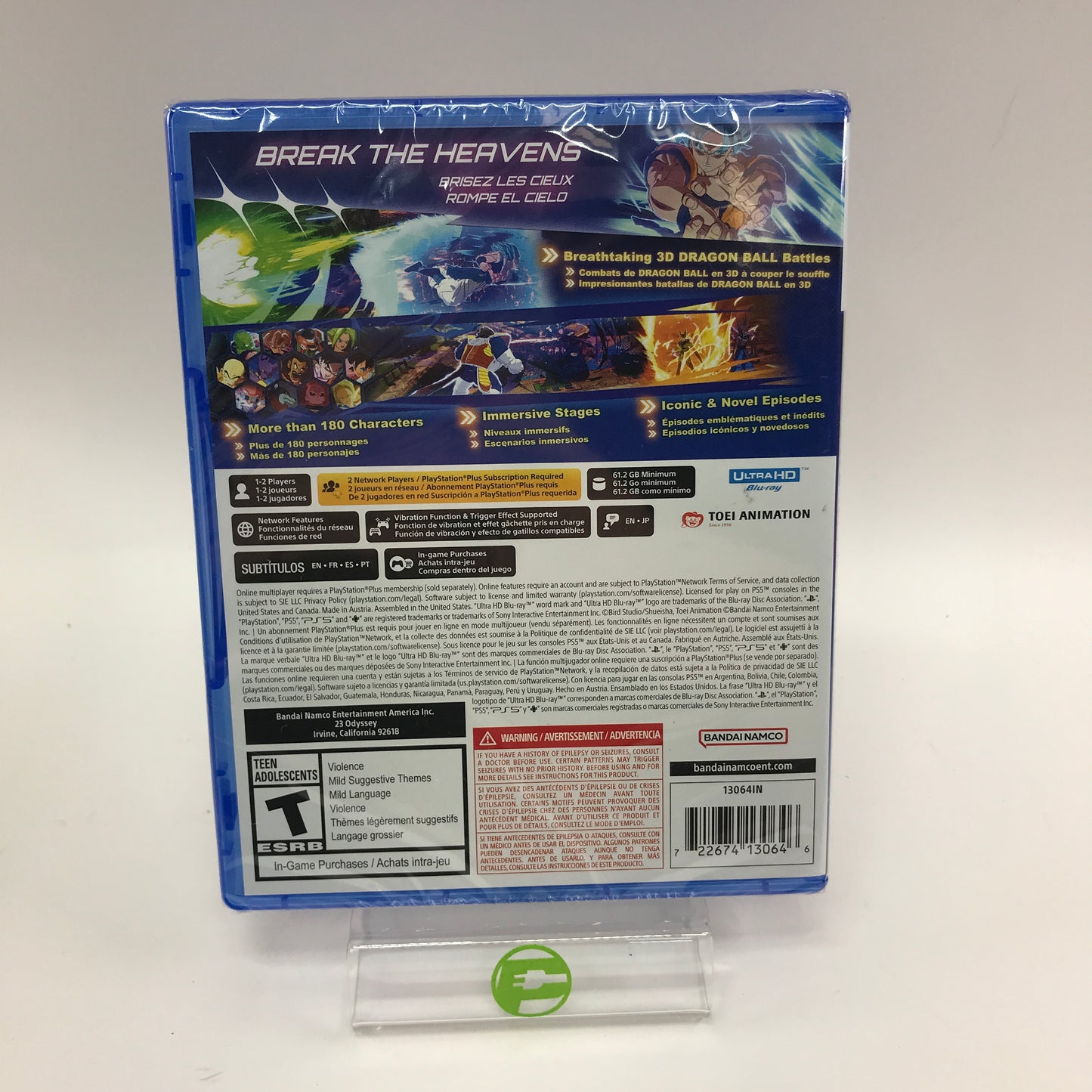 New Dragon Ball: Sparking Zero (Sony PlayStation 5 PS5, 2024) Factory Sealed