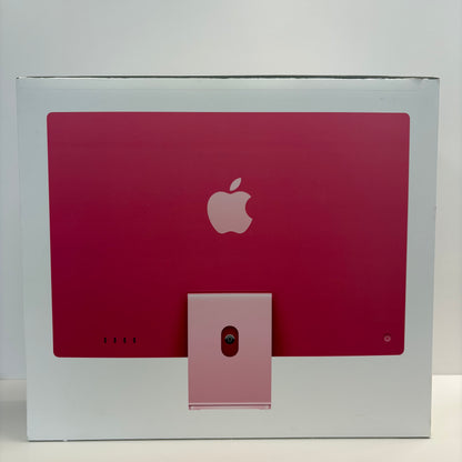 2024 Apple iMac 24" M4 10 Core 4.5GHz 16GB RAM 256GB SSD Pink MWV43LL/A