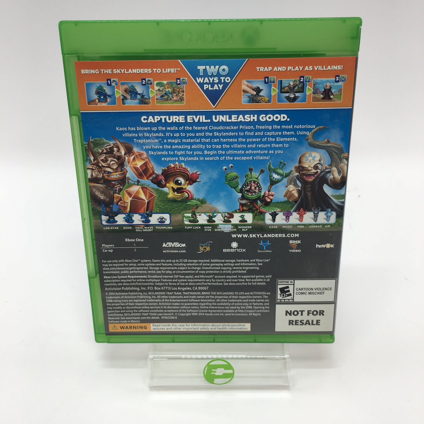 Skylanders Superchargers and Skylanders Trap Team Bundle, Xbox One, Games Only