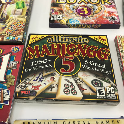 Lot of 9 Find-It, Multi-Game Packs for PC [Luxor, Mahjongg, Atari2600 and More]