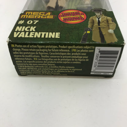New Fallout  Mega Merge #07 Nick Valentine Buildable Action Figure