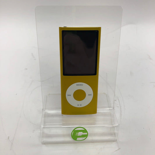iPod Nano 4th Gen A1285 Yellow Tested and Working 8gb