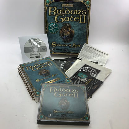 Baldur's Gate II: Shadows of Amn (PC, 2000) Complete in Original Box CIB