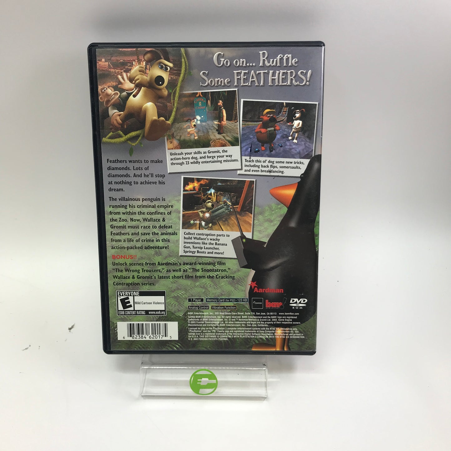 Wallace and Gromit Project Zoo (Sony PlayStation 2 PS2, 2003) CIB
