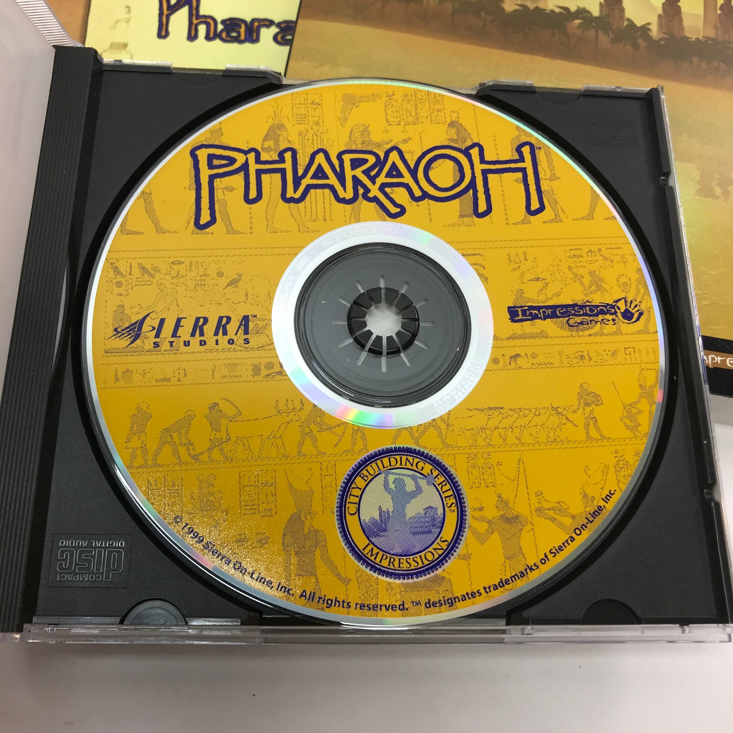 Pharaoh (PC, 1999) Complete in Original Big Box w/ Inserts, CIB