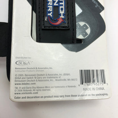 New Nintendo Gameboy Micro Sleeve Black