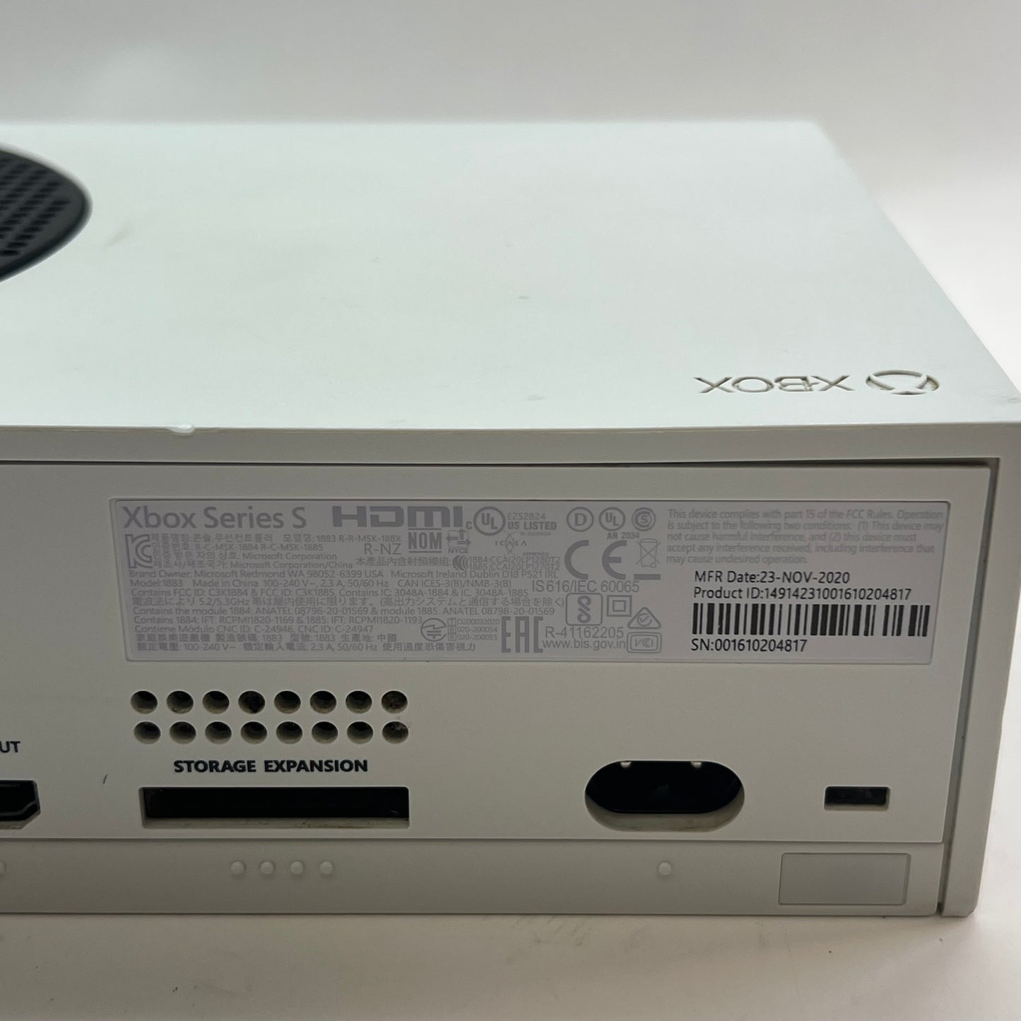 Microsoft Xbox Series S 512GB Console Gaming System White 1883