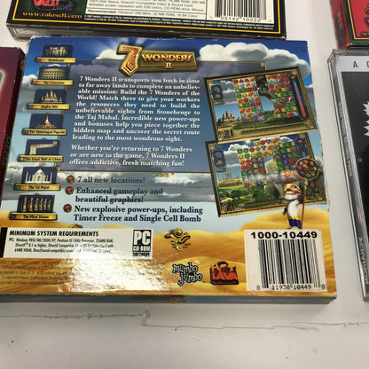 Lot of 9 Find-It, Multi-Game Packs for PC [Luxor, Mahjongg, Atari2600 and More]
