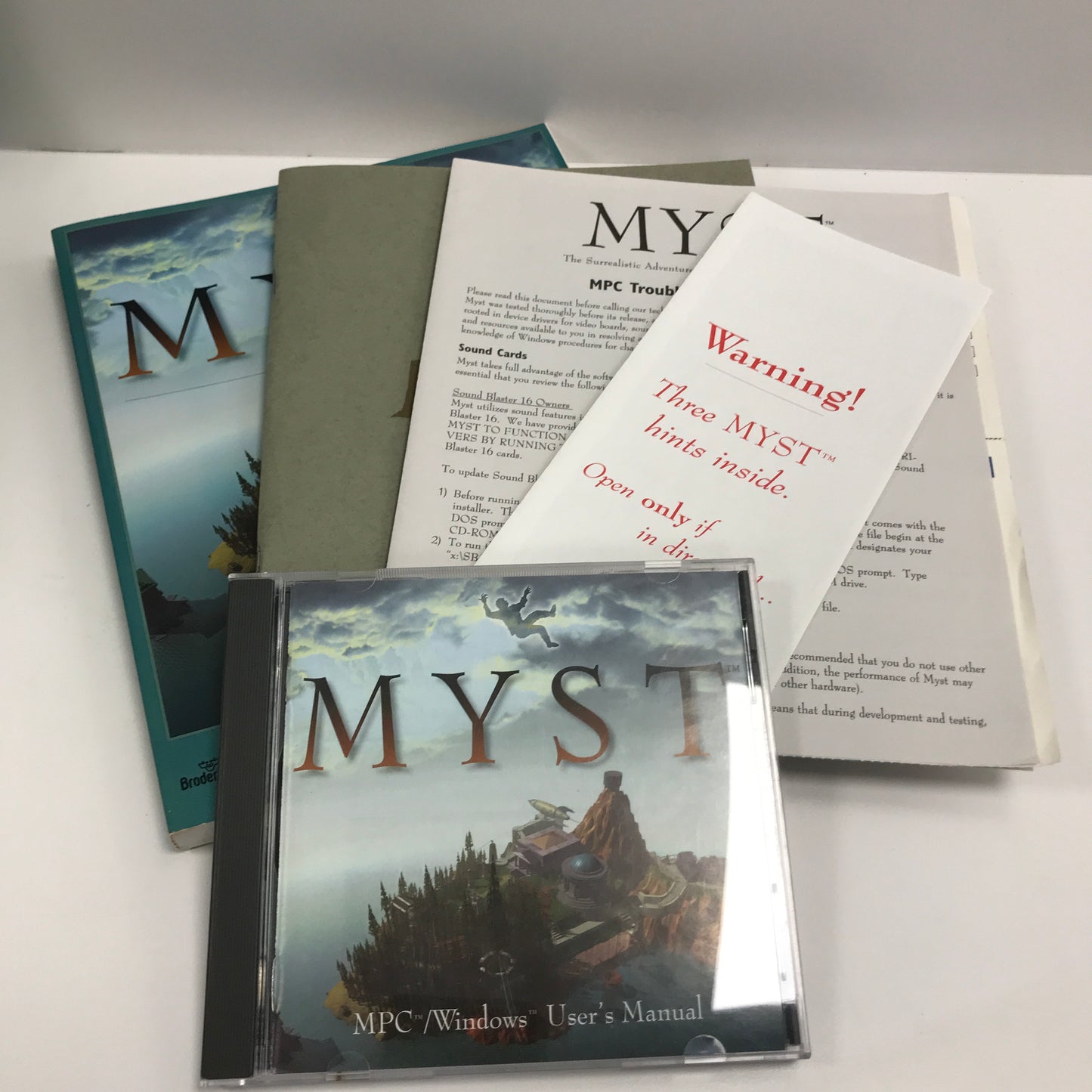 Myst (PC, 1994) Complete in Original Big Box w/ Manual, CIB