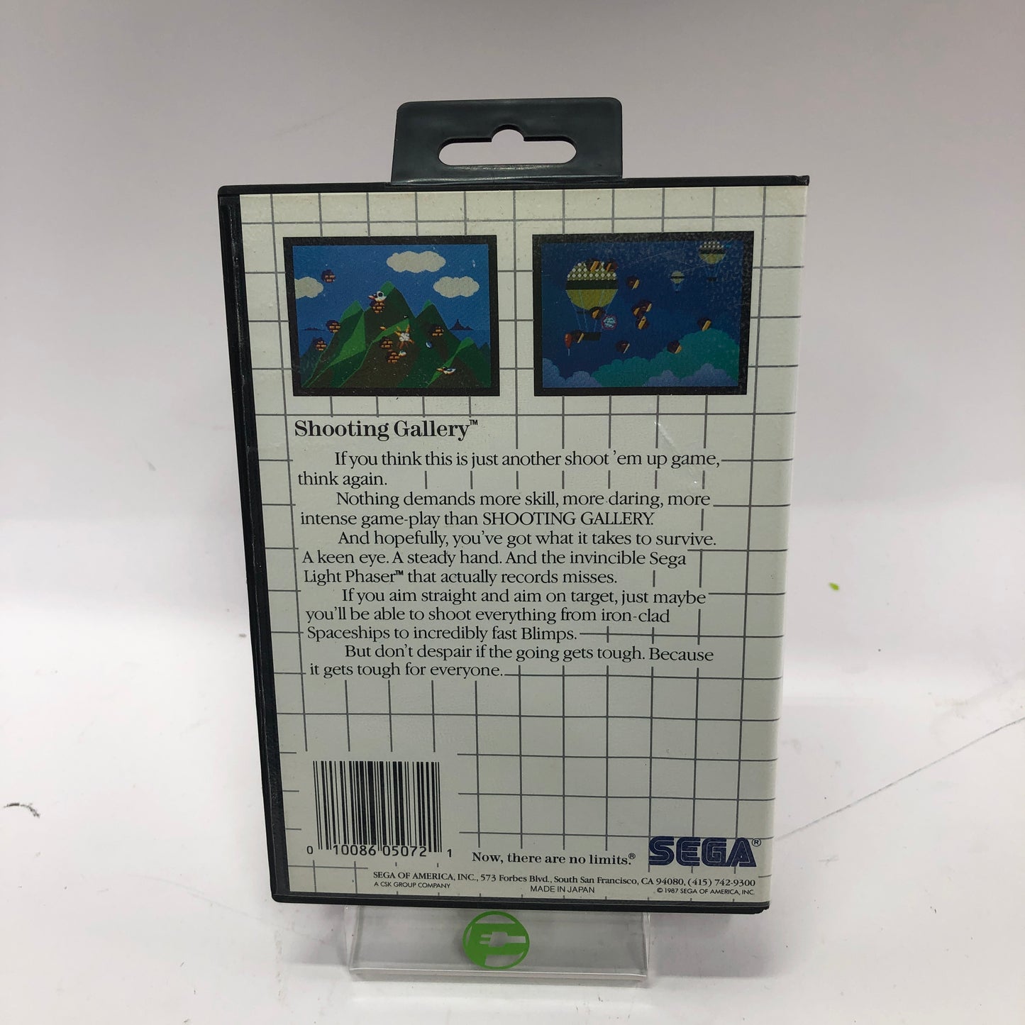 Shooting Gallery (Sega Master System, 1986) Complete in Original Box, CIB