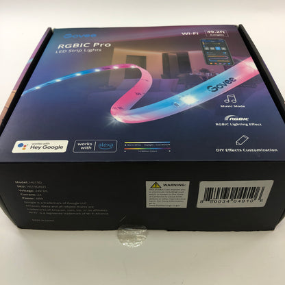 Govee RGBIC Pro LED Strip Lights 49.2 ft. H619D in Original Box