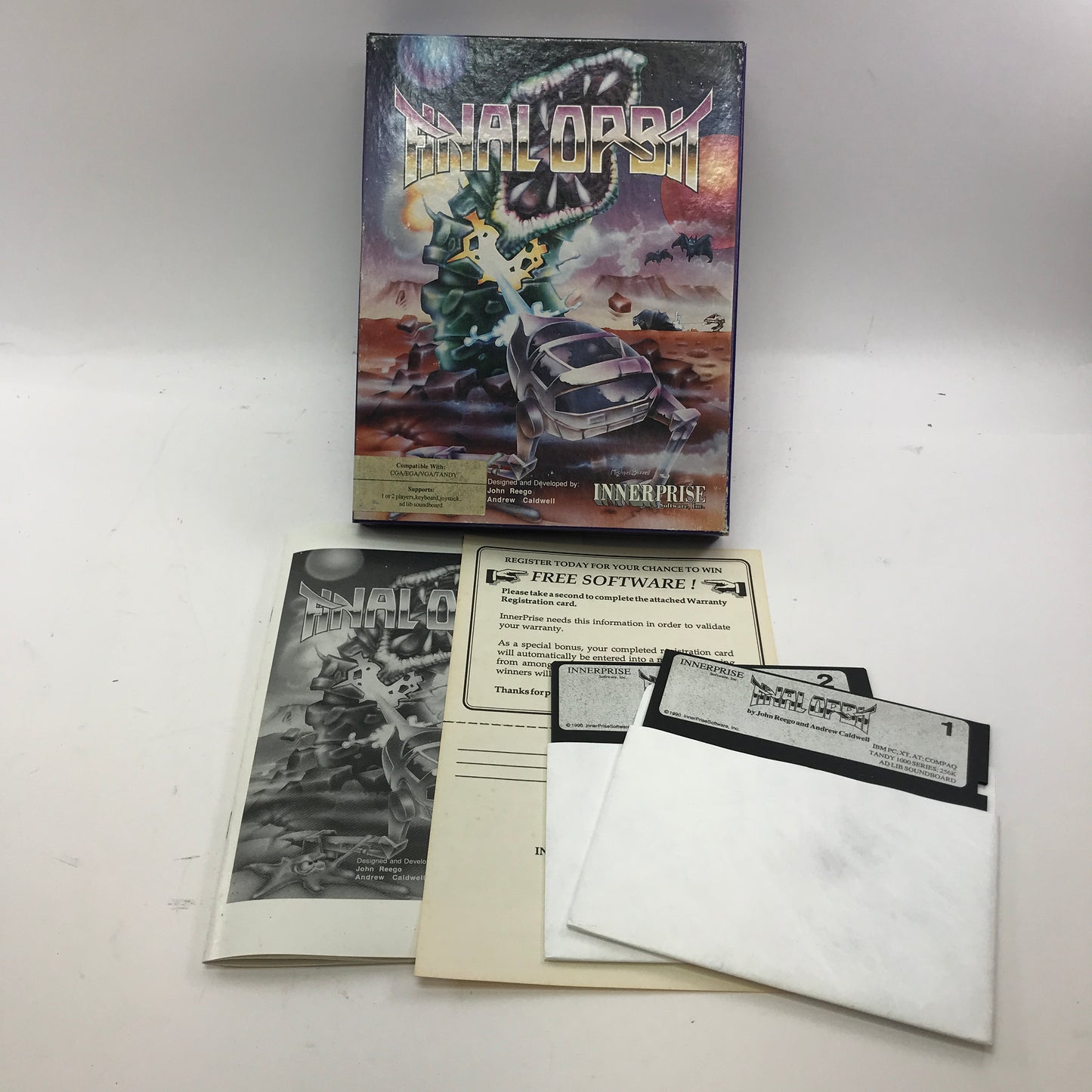 Final Orbit (PC, 1990) Complete in Original Box CIB