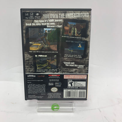 Tony Hawk Underground [Players Choice] (Nintendo GameCube, 2003) CIB