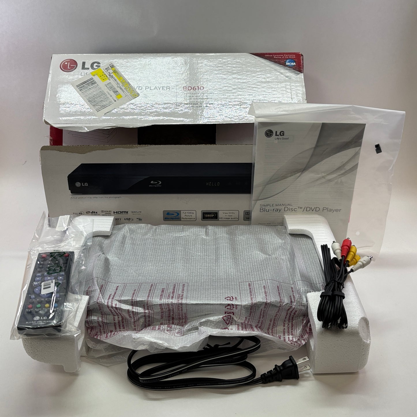 LG BD610 DVD player