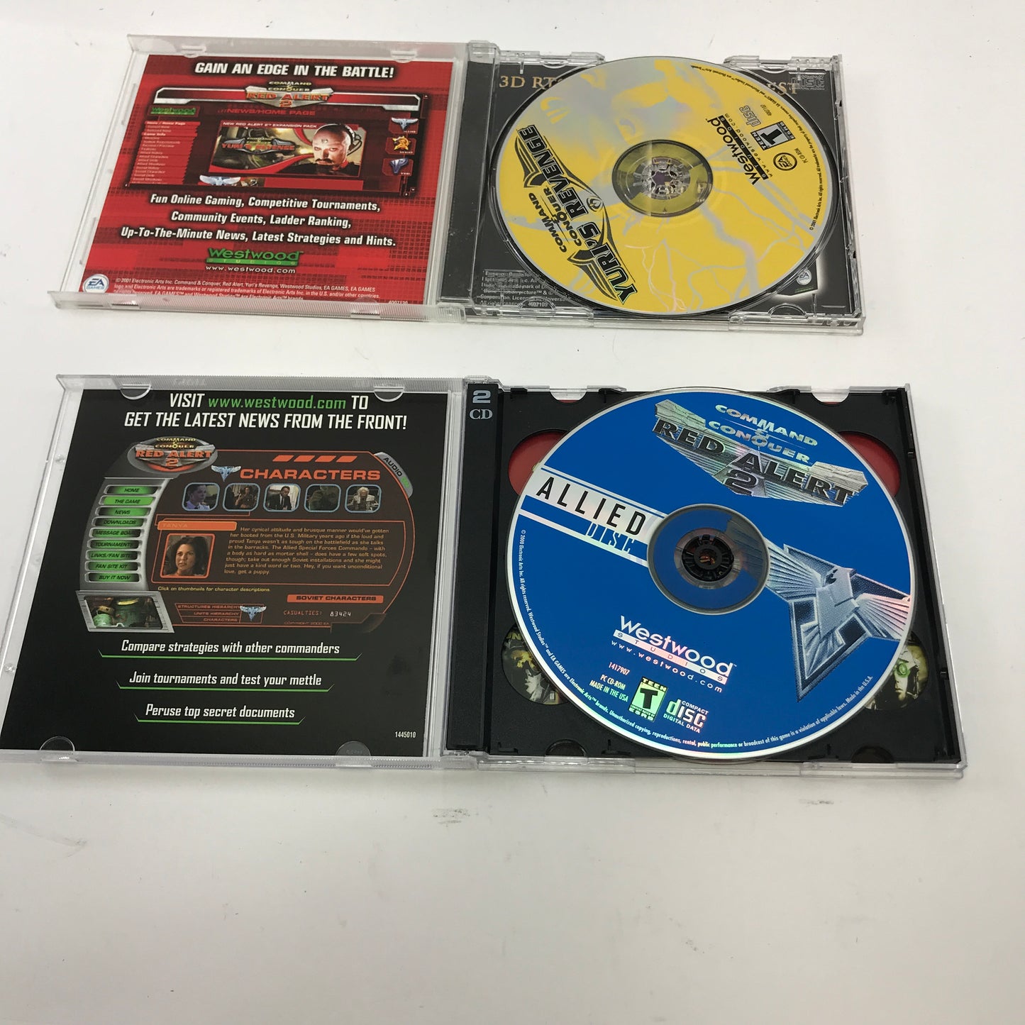 Command and Conquer Red Alert 2 and Yuri's Revenge Expansion for PC