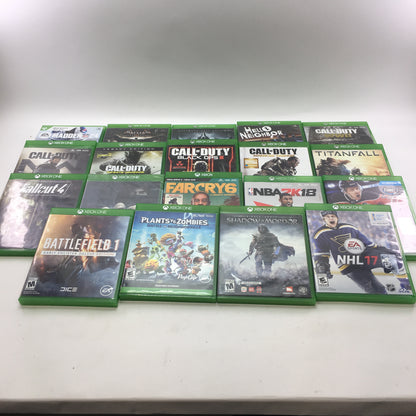 Lot of 19 Microsoft Xbox One Games [Call of Duty, Fallout 4, Far Cry 6 and More]