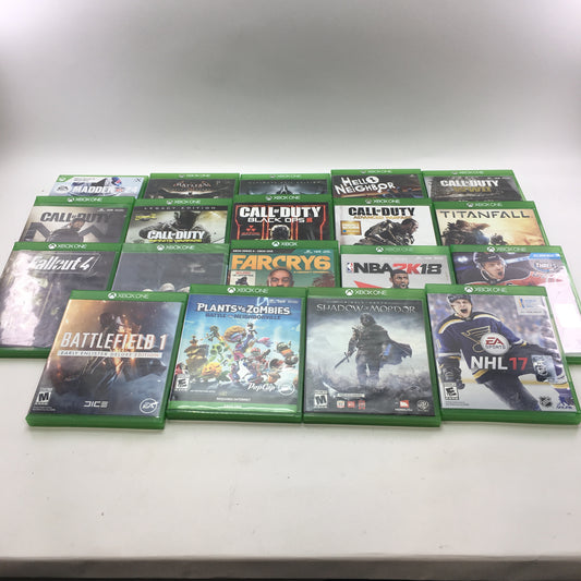 Lot of 19 Microsoft Xbox One Games [Call of Duty, Fallout 4, Far Cry 6 and More]