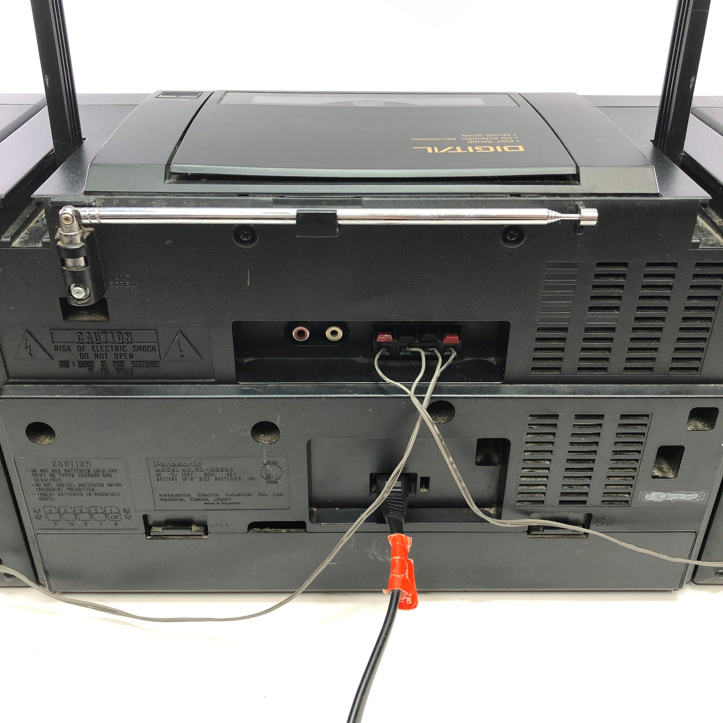 Panasonic RX-DS650 Portable Stereo Component CD System CD Player AM/FM Radio