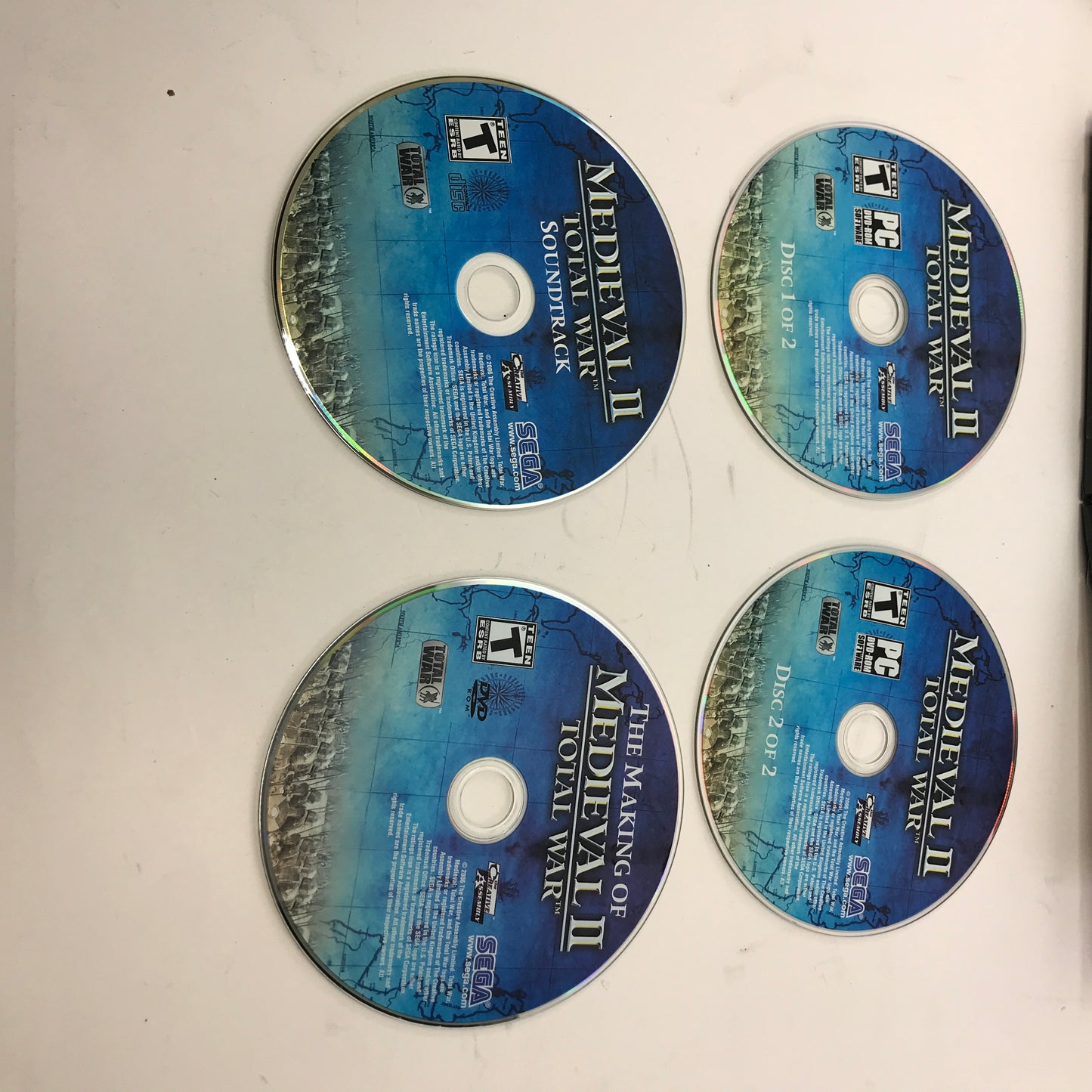 Medieval II Total War Limited Editon (PC, 2006) Complete in Box w Map CIB