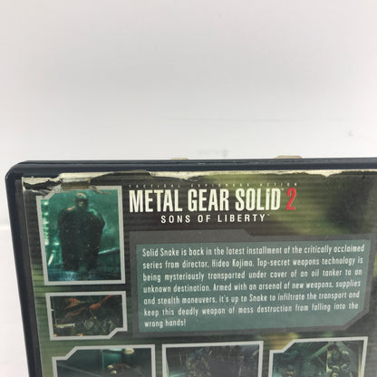 Metal Gear Solid 2 (Sony PlayStation 2 PS2, 2001) CIB w Registration Card