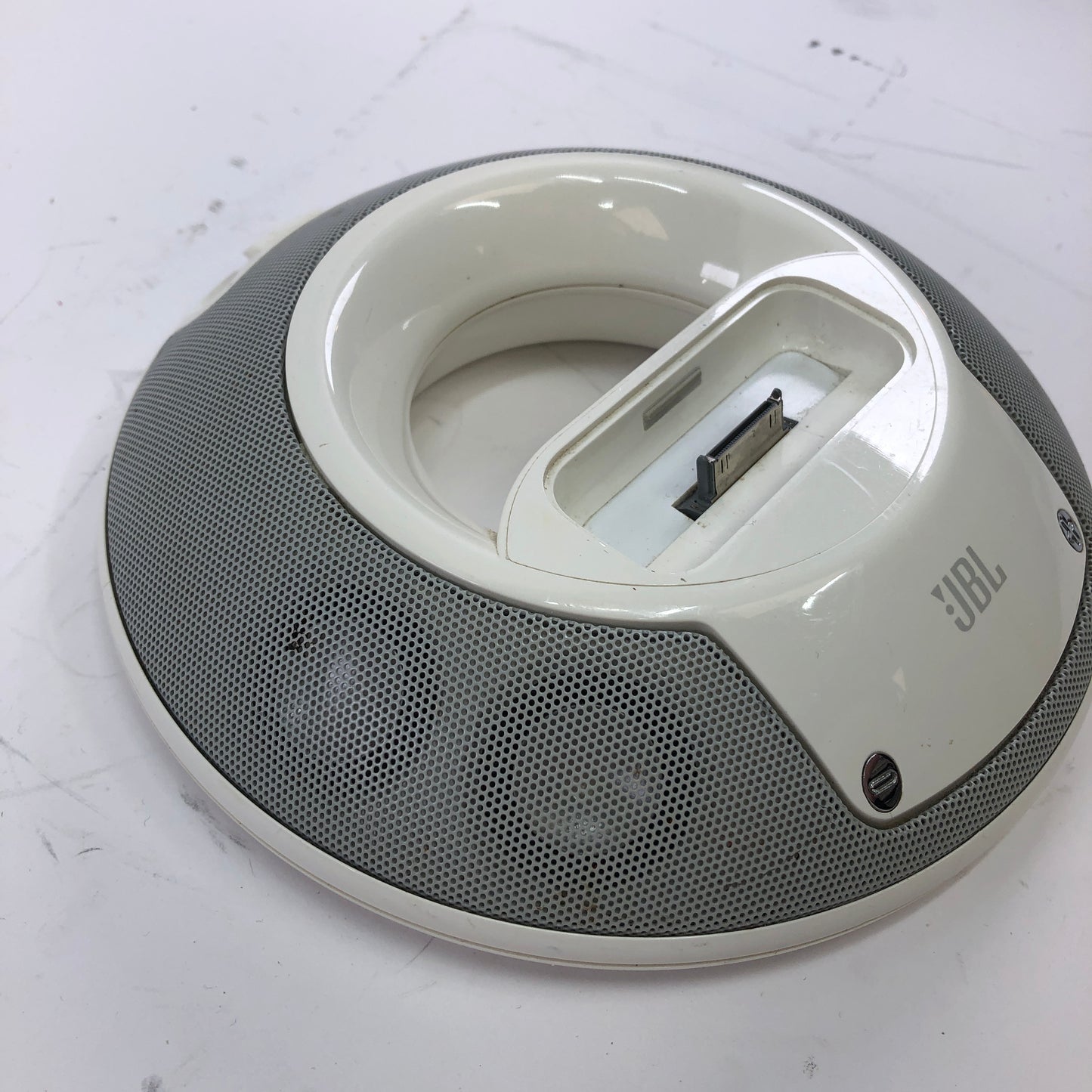 JBL On-Stage II Portable Party Speaker White 6317 w Remote and Remote Manual