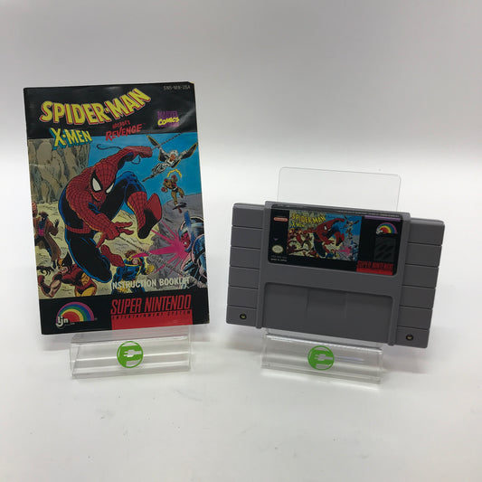 Spider-Man X-Men Arcade's Revenge (Super Nintendo SNES, 1992) Tested Works