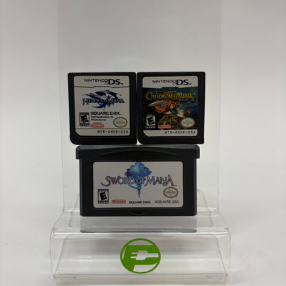 Lot of 3 Mana Series (Seiken Densetsu) Nintendo DS and Game Boy Games