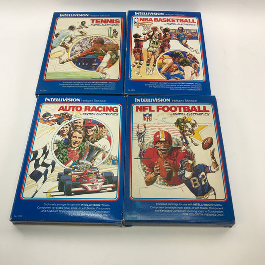 Intellivision Master Component Sports Games [NFL Football, Tennis and More]
