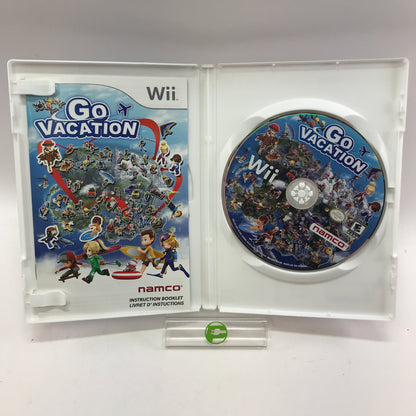 Go Vacation (Nintendo Wii, 2011) in Original Box w Manual CIB