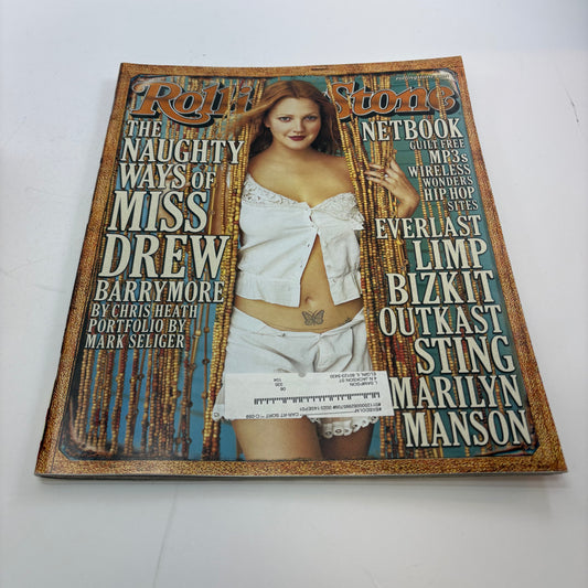 RollingStones Drew Barrymore November 23, 2000 Magazine ISSUE 854