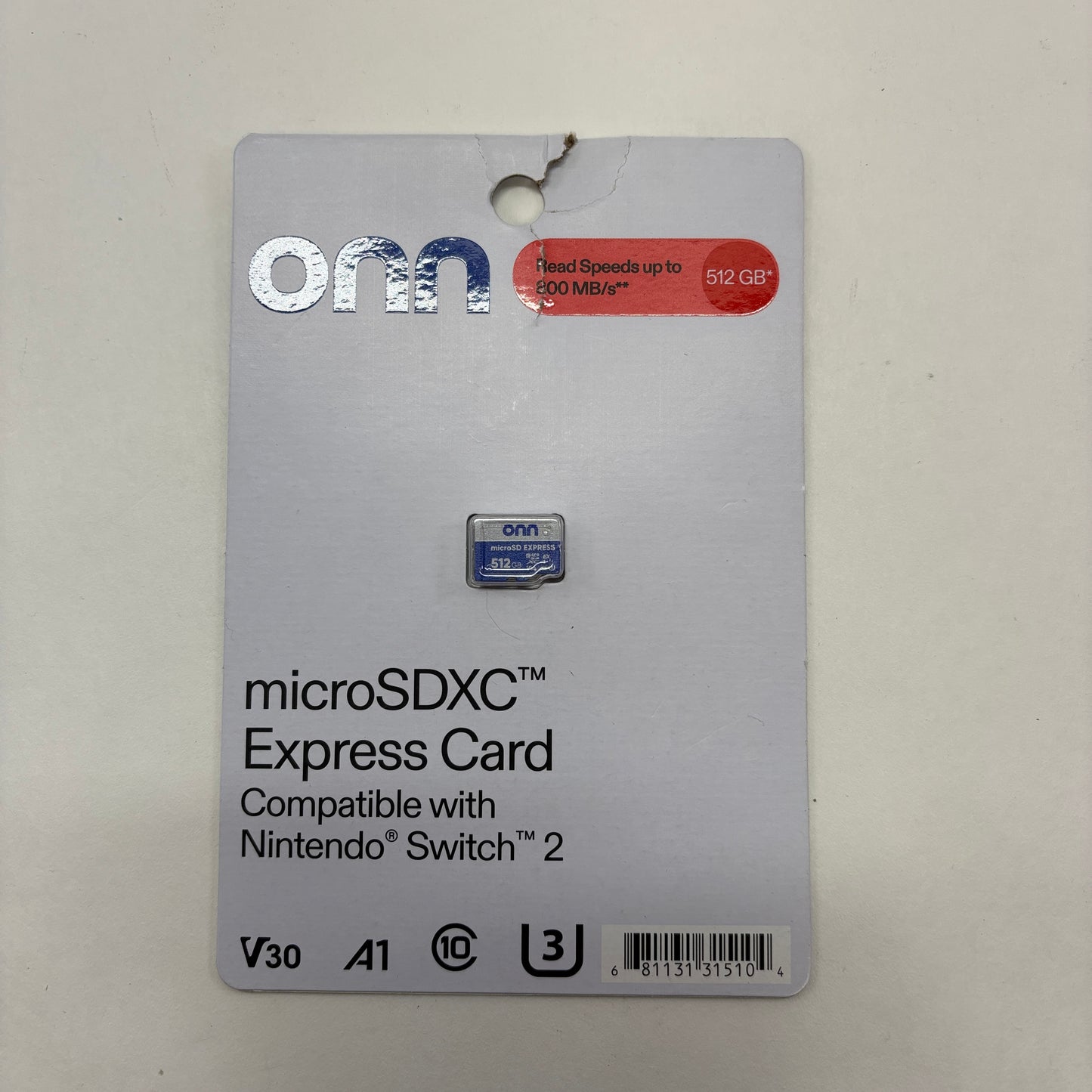 New Onn MicroSDXC 512GB 2535B