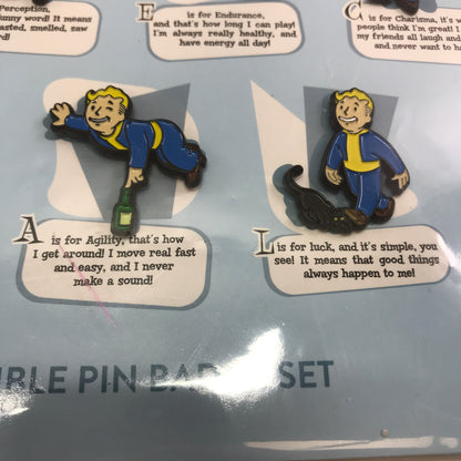 New You're S.P.E.C.I.A.L Fallout Collectable Pin Badge Set