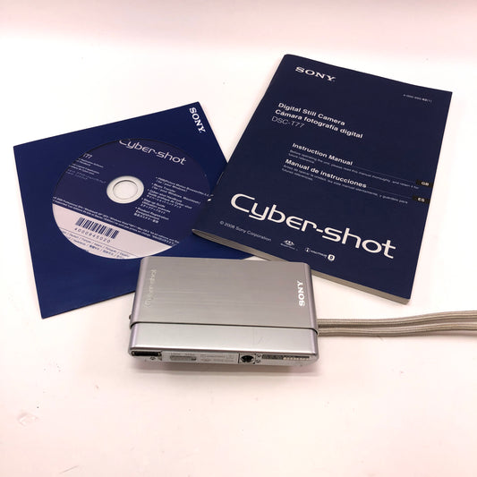 Sony Cybershot DSC-T77 MKM 10.1MP Digital w Instruction Manual 