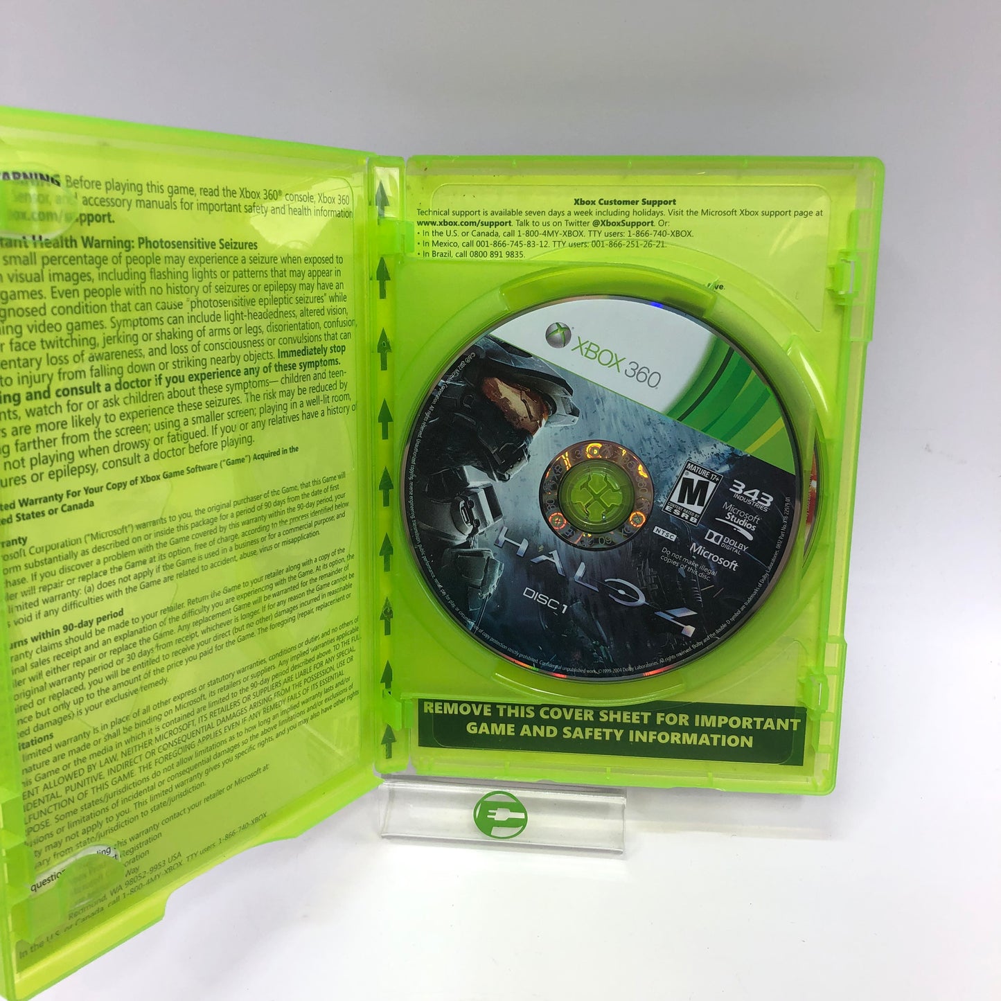 Halo Collection [Halo 3 CIB w Poster, 4, Reach, Wars] Microsoft Xbox 360 Games