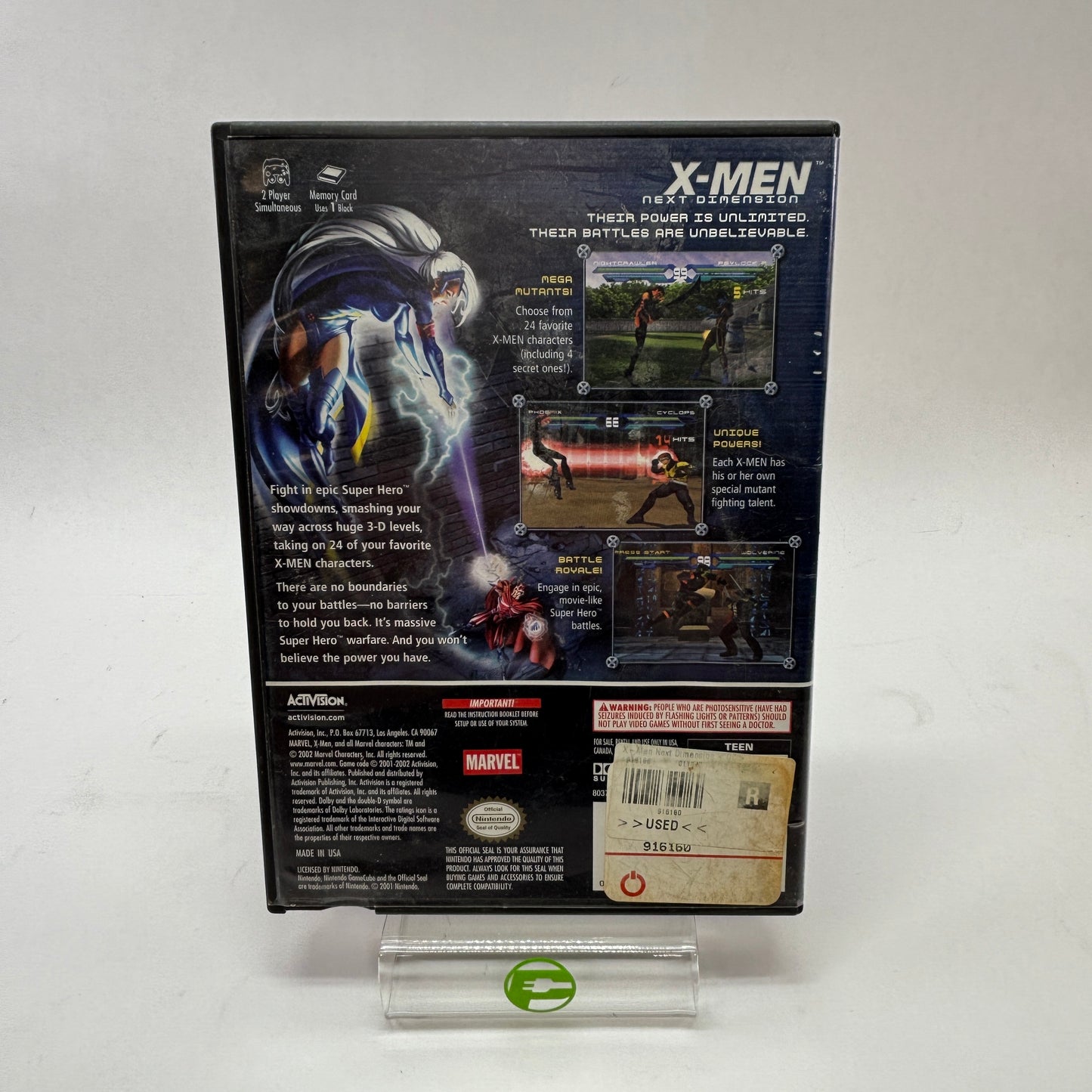 X-men Next Dimension (Nintendo GameCube, 2002)