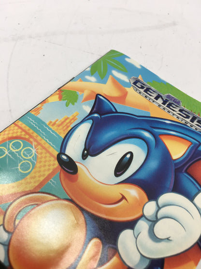 Sonic the Hedgehog (Sega Genesis, 1991) Complete in Box, Tested, Fully Working
