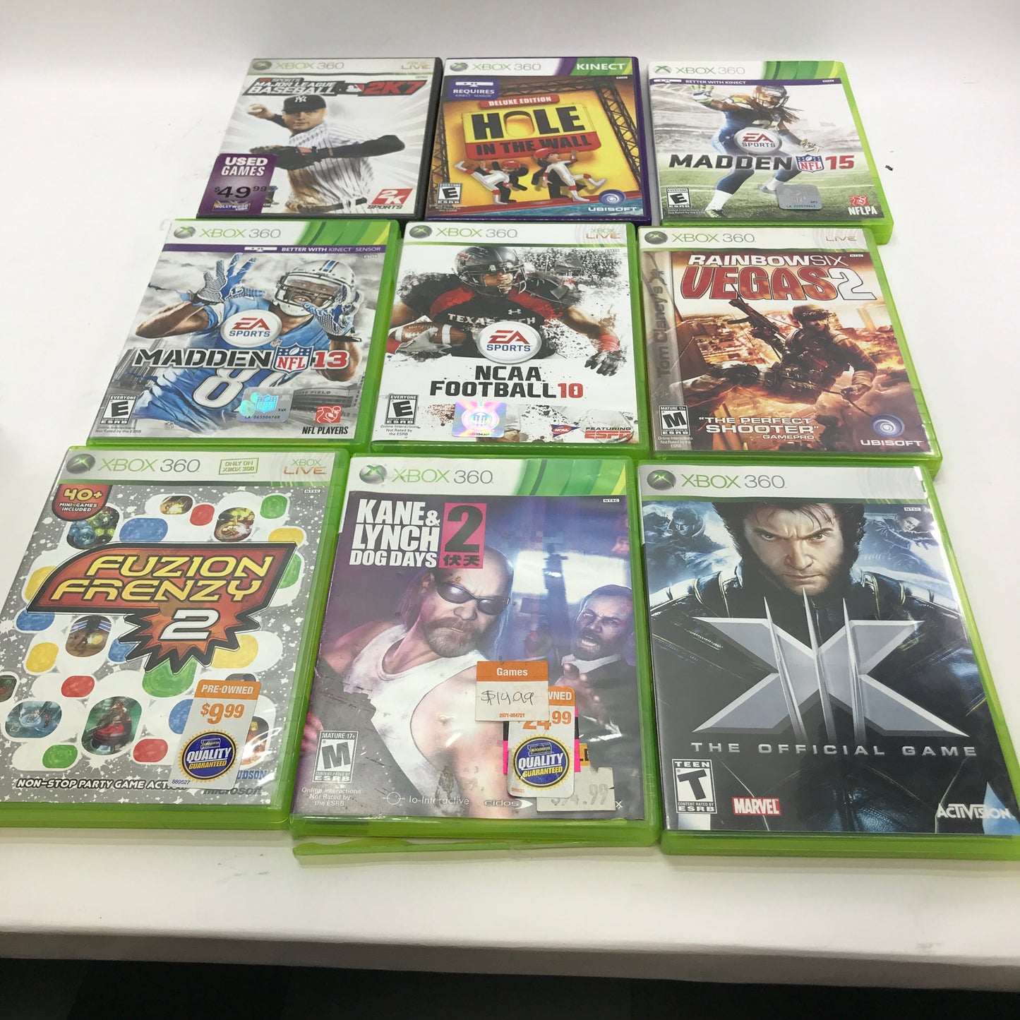 Lot of 133 Microsoft Xbox 360 Games [Call of Duty, Gears of War and More]