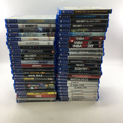 50 Sony PlayStation 4 PS4 Games [Call of Duty, Wolfenstein, Far Cry, and More]
