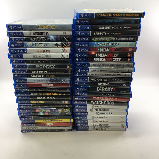 50 Sony PlayStation 4 PS4 Games [Call of Duty, Wolfenstein, Far Cry, and More]