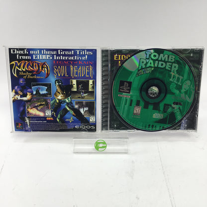 Tomb Raider III (Sony PlayStation 1 PS1, 1998) CIB w Registration Card