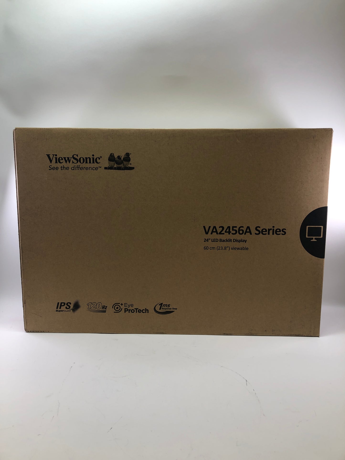 New ViewSonic 24" VA2456A-MHD-1B IPS LED 120Hz Frameless Monitor