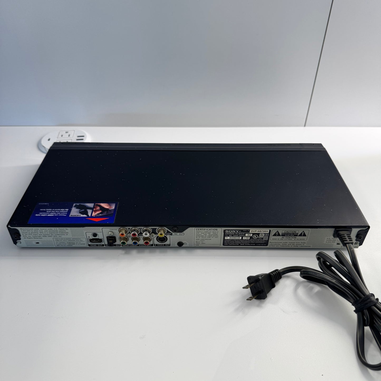 Sony CD/DVD Player DVP-NS700H