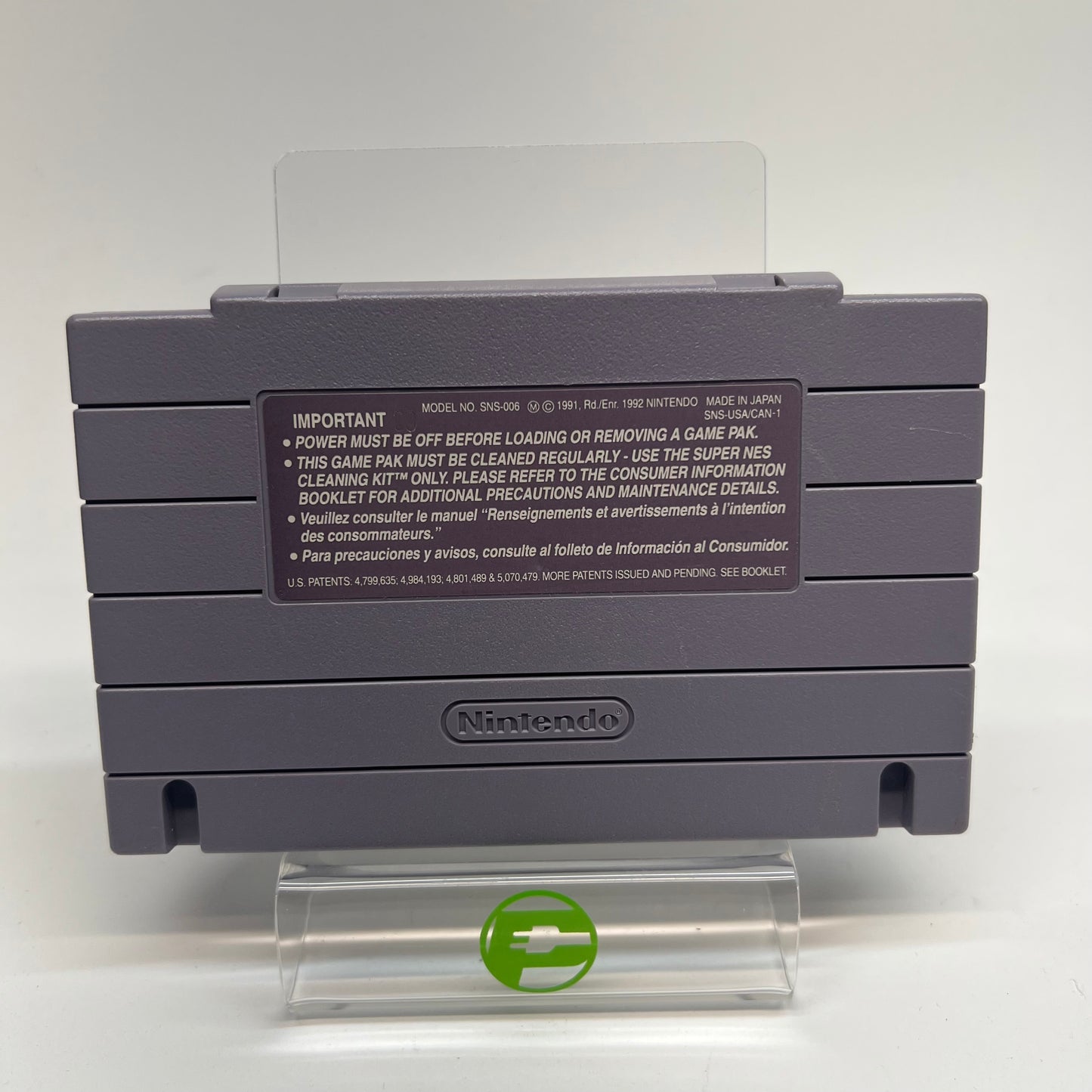Lord of the Rings Volume 1 (Super Nintendo SNES, 1994) Cartridge Only