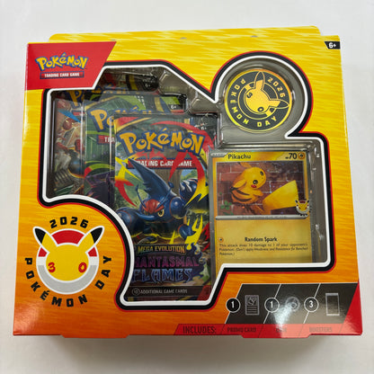 Lot of 3 - New Pokémon TCG Pokemon Day 2026 Anniversary Box