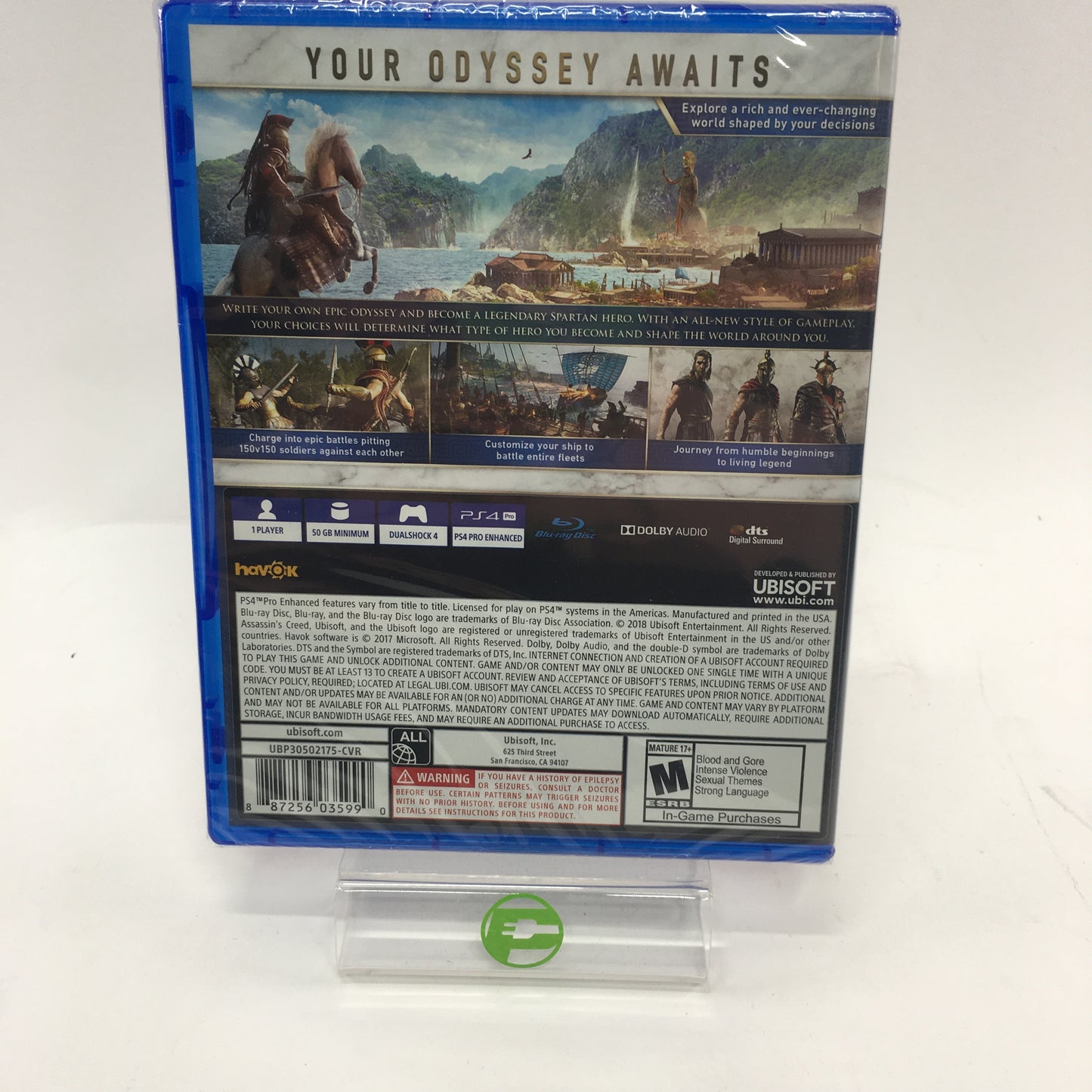 Assassin's Creed Odyssey (Sony PlayStation 4 PS4, 2018) Factory Sealed