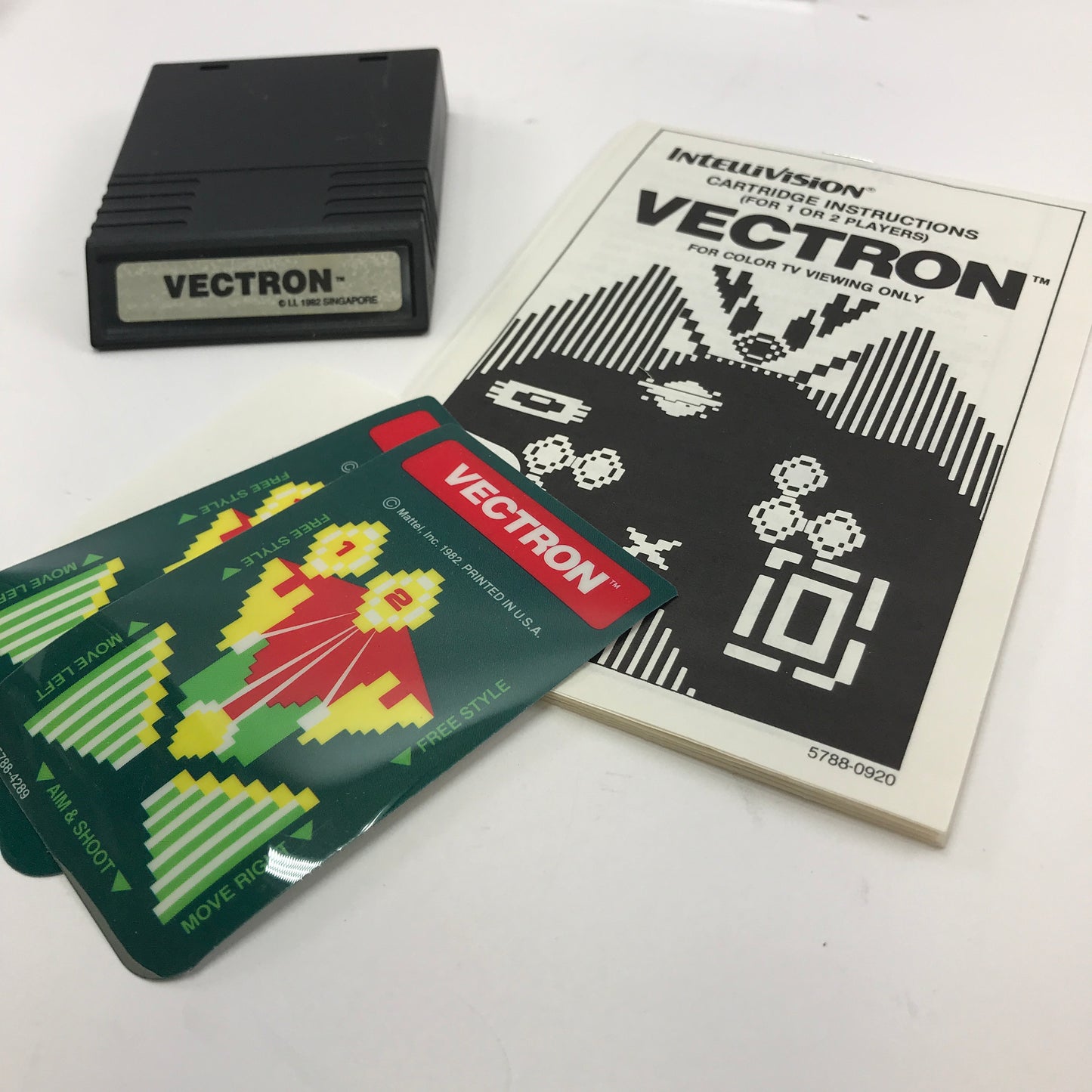 Vectron (Mattel Intellivision, 1981) Complete in Original Box, CIB